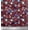 Brick Red, variant on Soimoi Purple Cotton Duck Fabric Leaves & Periwinkle Floral Decor Fabric Printed Yard 42 Inch Wide