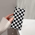 thumbnail image 4 of Funda de teléfono cuadrada a cuadros para iPhone 14 2022, diseño de cuadros en blanco y negro, delgada, suave, clásica, resistente a los golpes, protectora a cuadros, 4 of 5