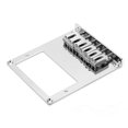 thumbnail image 2 of Replacement Chrome 6 String Fixed Hardtail Guitar Bridge for Telecaster Guitar, 2 of 11