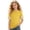 Yellow, variant on Girls Tshirts Summer Tops Short Sleeves Solid Color Tees Casual Stripes Crew Neck Basic Tees for Kids Black 3-4 Years