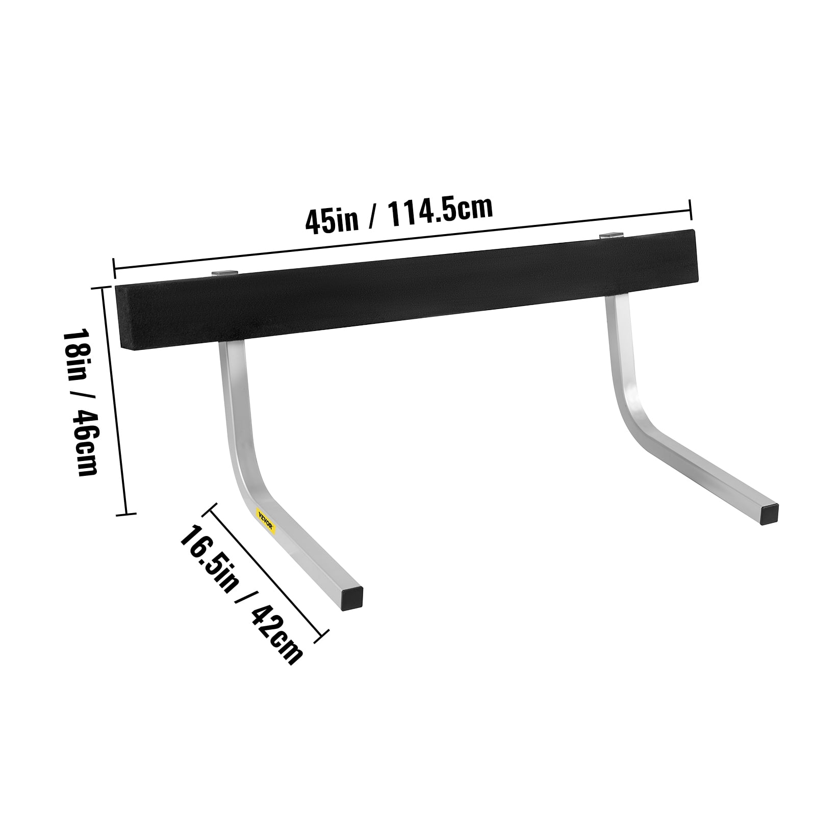 VEVOR Boat Trailer Guide-ons, 2 PCS Rustproof Steel Trailer Guide ons, Trailer Guides with Carpet-Padded Boards, Mounting Parts Included, for Ski Boat, Fishing Boat or Sailboat Trailer