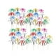 thumbnail image 4 of Kenally Paquete de 100 palillos de para aperitivos con borlas largas, decoración Tropical, postres, palillos de para bebidas Artesanía Kenally TO002972-00, 4 of 6