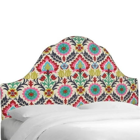 Skyline Upholstered Arched Twin Headboard In Santa Maria Desert
