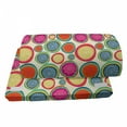 thumbnail image 4 of Colorful Foot Rest, Doodle Style Lively Colored Round Shapes with and Floral Motifs, Non-Slip Backing Adjustable Ergonomic Memory Foam Leg Support for Office, Multicolor, by Ambesonne, 4 of 5