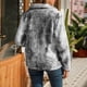 thumbnail image 4 of Pntutb Mujer Invierno Cálido Casual Vintage Tie-dyed con solapa Bolsillo Cardigan Abrigo Liquidación Pntutb Pntutb-370, 4 of 6
