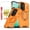 Orange, variant on Kryonix for Samsung Galaxy A27 5G 6.7'' Case with Tempered Glass Screen Protector,Slide Camera Cover,Dual-Layer Hybrid Shockproof Magnetic Ring Holder,Rugged Slim Cell for Women Men,Red