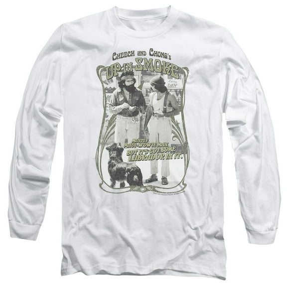 Up Inoke Labrador Long Sleeve Adult 18/1 T-Shirt White