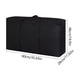 thumbnail image 3 of Bolsa de Almacenamiento de Tela Reforzada Extra Grande 100x58x28cm, Impermeable, Cremallera Resistente, Ventana de PVC Transparente, Negra o Gris, 1 Unidad, 3 of 6