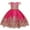 Red, variant on Girls Prom Dress Floral Lace Embroidered Party Gown Wedding Bridesmaid Pageant Retro Bowknot Princess Dress (2 Years, Blue)