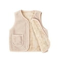 thumbnail image 1 of BULLPIANO Little and Big Kids Boy Girl Vest Winter Warm Fleece Sleeveless Waistcoat Jackets Coat Baby Soft Cardigan Vest 2-11Y, 1 of 5