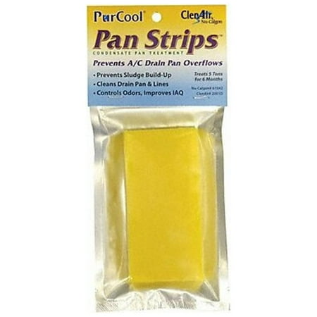 Nu-Calgon Condensate Pan Treatment,Solid,Yellow 61042