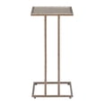 thumbnail image 6 of Ringen Side Table Bronze End Table, Modern Style, Mirror Glass square shape tabletop, Steel, Indoor Living, 6 of 9