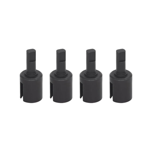 4 piezas diferenciales para coche RC, accesorios, engranajes cónicos diferenciales, huesos de perro delanteros y traseros, pieza de salida