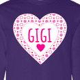 thumbnail image 4 of Inktastic Gigi Pink Valentine Hearts Long Sleeve T-Shirt, 4 of 5