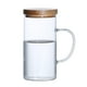 thumbnail image 1 of Jarra de agua de cristal con tapa y asa Jarra para zumos Jarra fría Jarra de cristal Vasos de cristal Vasos para beber Jarra de agua de cristal con tapa, 1 of 5
