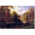 thumbnail image 1 of Ceramic Tile Mural-Albert Bierstadt Landscapes Painting 93. 25.5" w x 17" h using (24) 4.25 x 4.25 ceramic tiles, 1 of 3