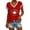 Red-2, variant on Gyexs Canada Day Canadian Graphic Short Sleeve T Shirt Patriotic Crewneck Casual Tee For Ladies Comfortable Daily Wear Womens Solid Shirt