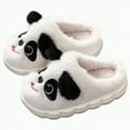 thumbnail image 4 of HCNTES Toddler Boys Girls Slippers Kids Cute Soft Home Slippers Children's Fall Winter Warm Indoor Shoes(White,3.5), 4 of 8