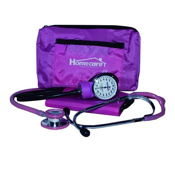 Kit de Baumanómetro con Esteto Duplex Home Care Morado