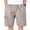 Gray, variant on Quick Dry Shorts for Men Summer Cargo Short Big and Tall Pull On Dark Gray Mens Shorts Plain