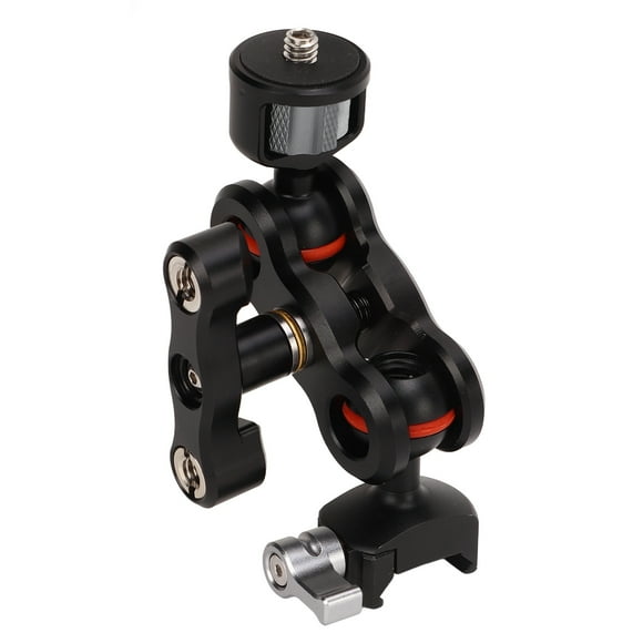 Dual Ball Head Arm, Arm NATO Chute For Field Monitors For Audio Equipment