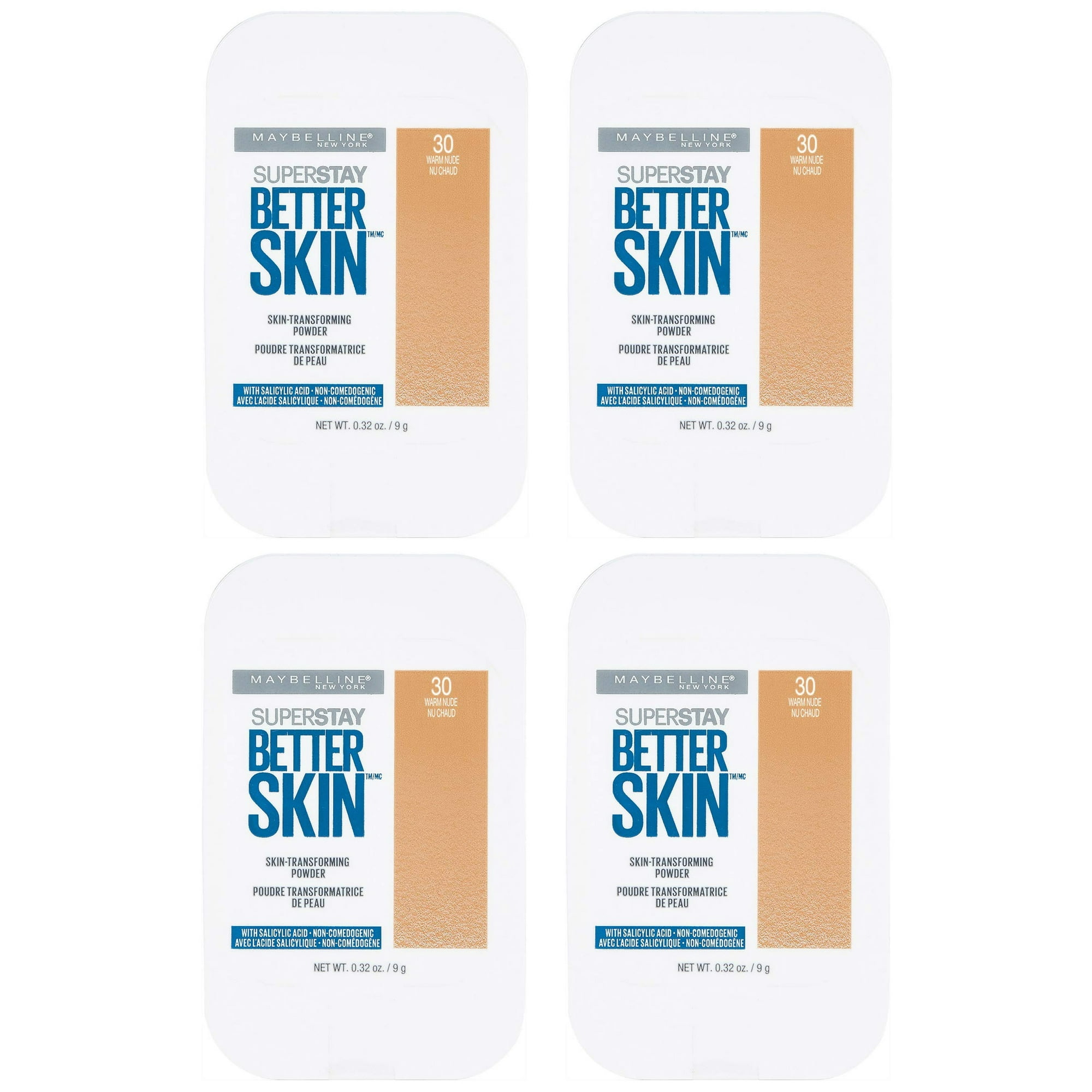 Maybelline Superstay Better Skin Transforming Powder, #30 Warm Nude (Pack  of 4) - Walmart.ca