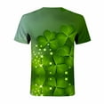 thumbnail image 5 of Patlollav Womens Tops Funny St. Patrick'S Day Print Casual Loose Fit White Shirts Blouse Clothes, 5 of 6