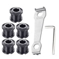 thumbnail image 1 of 5PCS Bike Chainring Bolts 4.9mm Single Chainwheel Screws with Mounting Wrench, 1 of 6