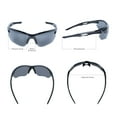 thumbnail image 2 of UPANBIKE Bike Cycling Polarized Sunglasses Anti-UV400 Sports Running Sunglasses TR90 Unbreakable Frame Adult Unisex Goggles, (Glossy Black Frame/Black Lens), 2 of 6