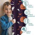 thumbnail image 3 of Blackout Kids Curtains,Halloween Elements Pattern Childrens Insulated Curtains Set Of 2,Bedroom Essentials,Toddler Room Decor 42"x54", 3 of 5
