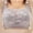 Gray, variant on Lace Womens Bras Full Coverage Wirefree Bralette Plain Purple Lifting T Shirt Ladie's Bras Size 36-44