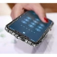 thumbnail image 2 of Compatible with iPhone XR Bling Glitter Case for Women Cute Diamond Rhinestone with Shiny Sparkly Sticker Skin Plating Metal Bumper Frame Edge Protective Cover Girly Fashion Luxury Case Black, 2 of 12