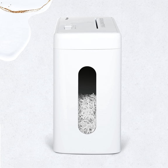 Wingwise Paper Shredder, 10 Sheets P4 Cross Cut Shredder, 2.6 Gallon Bin, CD/Credit Card Portable desktop use