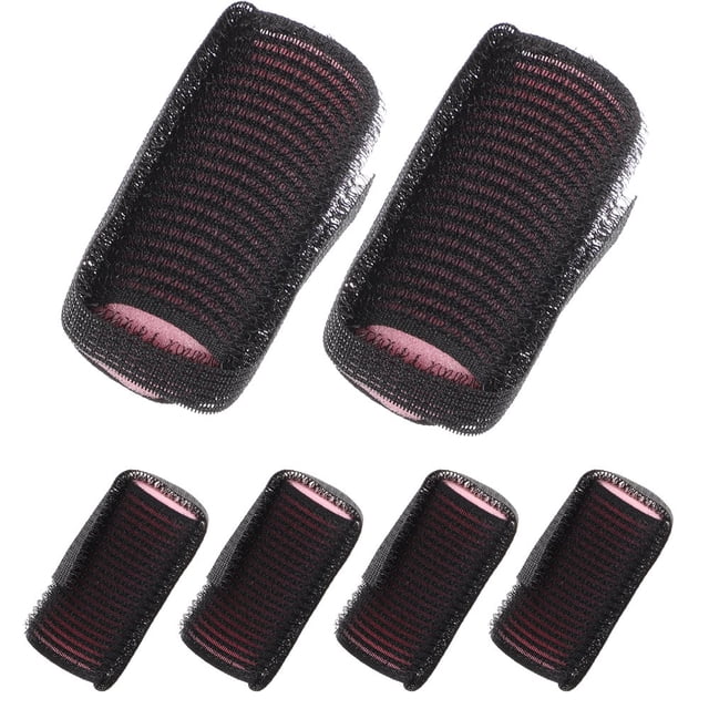 Dsseng 6 Pcs Rouleau Éponge Auto-Adhésif pour Cheveux