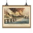 thumbnail image 2 of Print: The Fall Of Richmond Va. On The Night Of April 2nd, 2 of 4