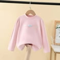 thumbnail image 2 of zbxnLI Girls Long Sleeve Blouses Kids Girls T-Shirts Fall Winter Cute Pullover Basic Shirts Little Girl Tops, 2 of 7