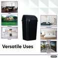 thumbnail image 5 of Superio Large Kitchen Trash Can 13 Gallon Black Swing Top Trash Can with Lid, 52 Qt, 5 of 7