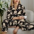 thumbnail image 4 of Goofa French Bulldog Printed Women’s 2 Piece Pajama Set Super,Pajamas Women's Long Sleeve Sleepwear Soft Button Down Loungewear Pjs Lounge Set Nightwear-X-Large, 4 of 9