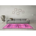 thumbnail image 3 of Ahgly Company Indoor Square Persian Pink Traditional Area Rugs, 6' Square, 3 of 4