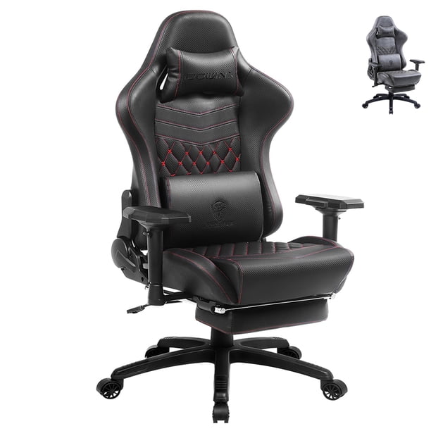 Silla Gamer Dowinx Elite LS6689S Ergonómica Ejecutiva Reclinable con Masaje y Reposapiés – Cuero Premium