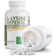 thumbnail image 5 of Bronson L-Lysine Defense Immune Support Complex 1500 MG L-Lysine Plus Olive Leaf, Garlic, Vitamin C and Zinc - NON-GMO, 90 Vegetarian Capsules, 5 of 7