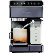 Open Box Chefman 6-in-1 Espresso Machine with Steamer - Black