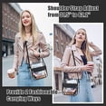 thumbnail image 5 of Clear Bag Stadium Approved for Women,Crossbody Bag Purse Shoulder Bags with Front Pocket and Adjustable Strap for Concerts Festival Sports Events,Clear, 5 of 7