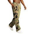 thumbnail image 4 of Dwelliawo Camo Sweatpants Men Relaxed Fit Lounge Straight Leg Elastic Waist Running Baggy Trousers Athletic Pants with Pockets Earthy Yellow 3XL, 4 of 8