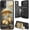 Birds In The Rain, variant on Case for iPhone 16 Case Wallet Case with Card Holder, PU Leather Kickstand Double Magnetic Clasp Shockproof Cover Case for iPhone 16 6.1" 2024, Roses and Sloths