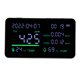 thumbnail image 5 of Detector de CO2 Detección precisa Datos en tiempo real Monitor de calidad del aire para oficina en casa Detección de temperatura y humedad Negro, 5 of 10