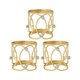 thumbnail image 1 of 3 piezas de servilleteros navideños, anillos para servilletas, reutilizables, multifuncionales y exquisitos Dorado, 1 of 9