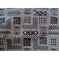 thumbnail image 3 of oneOone Cotton Poplin Dark Blue Fabric Geometric African Fabric For Sewing Printed Craft Fabric By The Yard 42 Inch Wide, 3 of 4