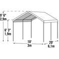 thumbnail image 3 of ShelterLogic MaxAP 10 x 20 x 1 ft White Gazebo Canopy, 3 of 15