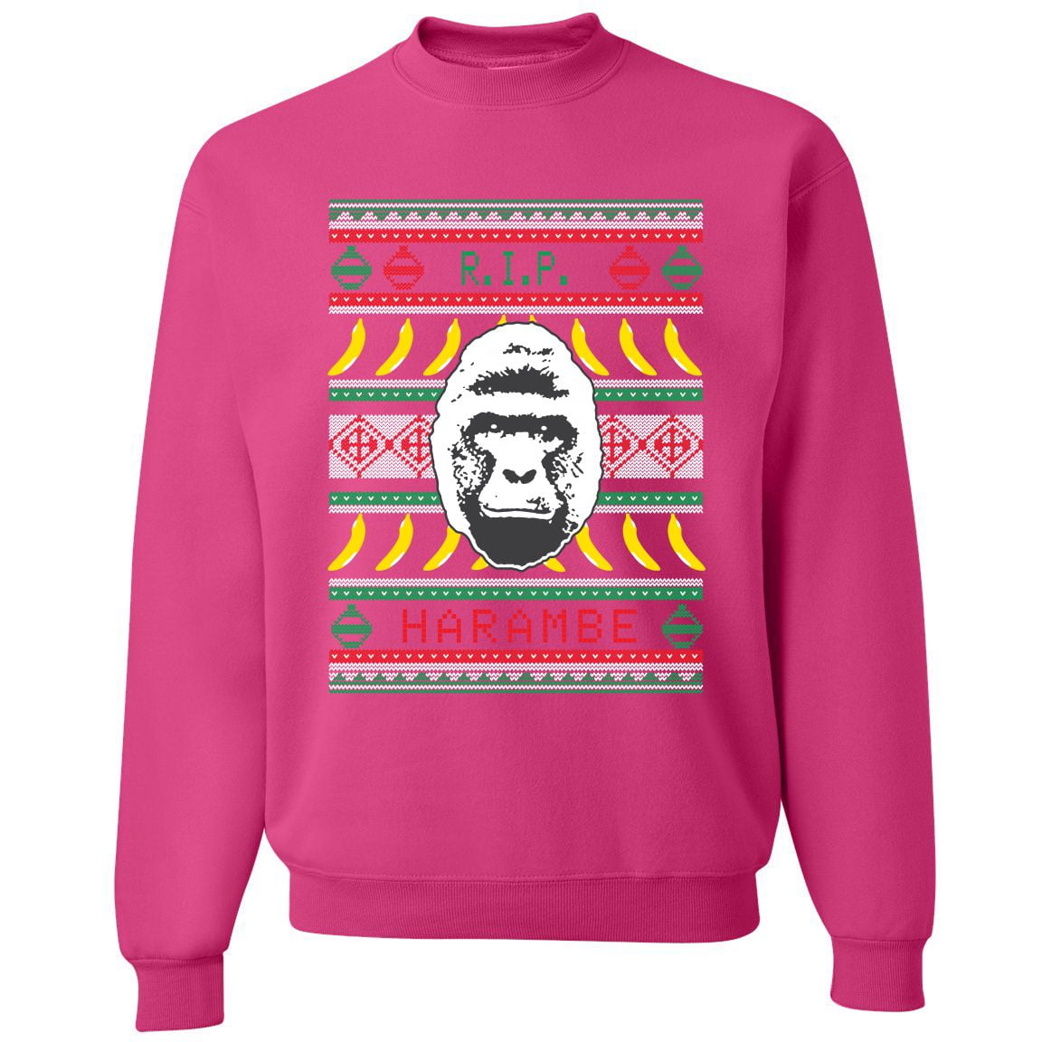 harambe ugly sweater